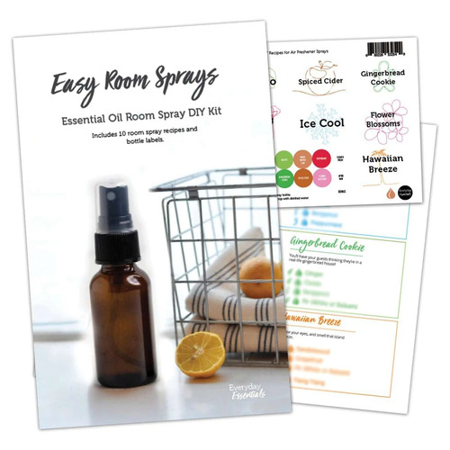 Easy Room Sprays  Labels & Recipe Pack