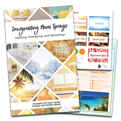 Invigorating Room Sprays Labels & Recipe Pack