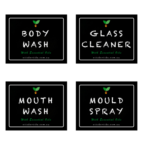 Trigger / Foamer / Pump Label Set -DISCONTINUED