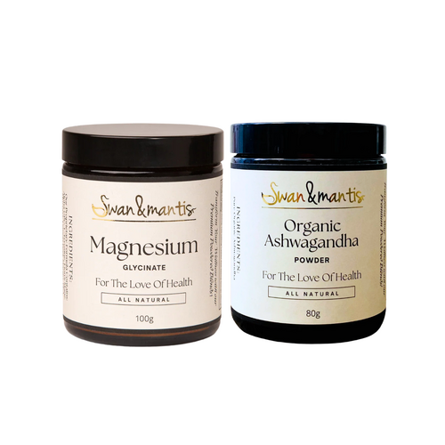 Magnesium Glycinate & Organic Ashwaganda Powder Pack