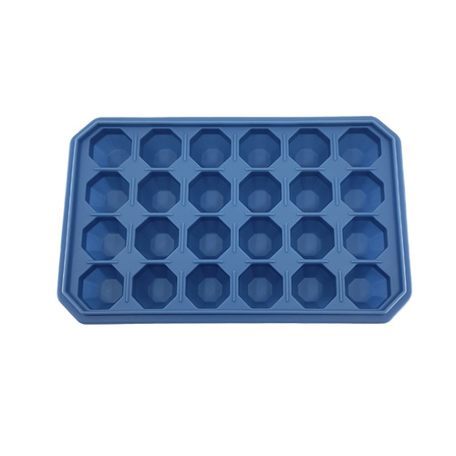 Ice Cube Diamond Mould with Lid - 24 Cavity