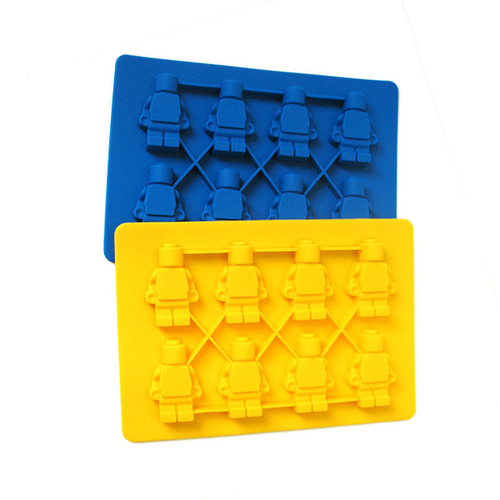 Mini Silicone Mould - 8 Cavity Lego Man Minifigure