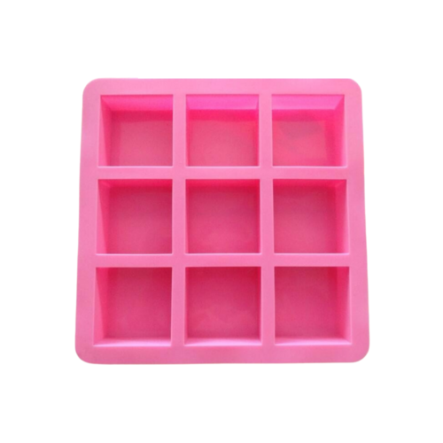 Square Silicone Mould - 9 Cavity