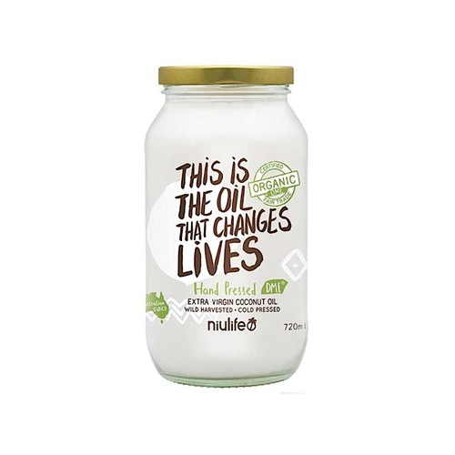 Certified Organic Extra Virgin Coconut Oil 720ml