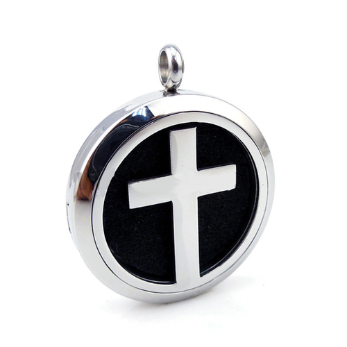 Stainless Steel Diffuser Pendant - Cross