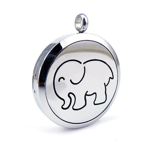 Stainless Steel Diffuser Pendant - Elephant
