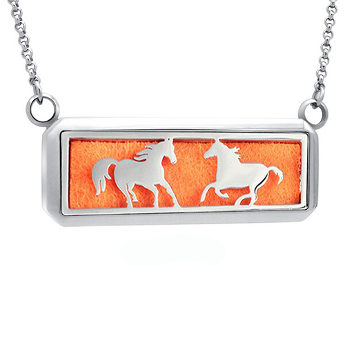 Stainless Steel Diffuser Pendant - Rectangle Horse