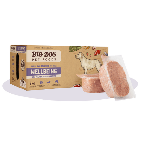 Big Dog BARF Dog Raw Food - Wellbeing 3kg - In Store Pick Up Only