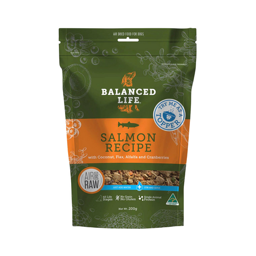 Balanced Life Air Dried Dog Food - Salmon - 200g