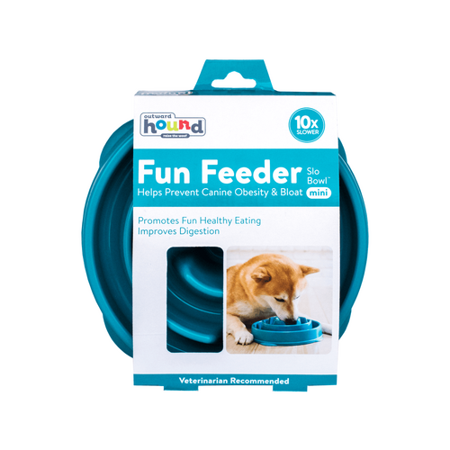 Fun Feeder Mini/Medium Slo Bowl - Teal