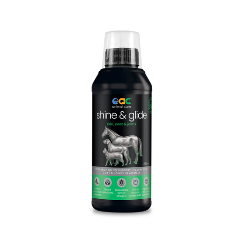 Shine & Glide - Pure Hemp Oil for Horses, Dogs and Cats - 250ml