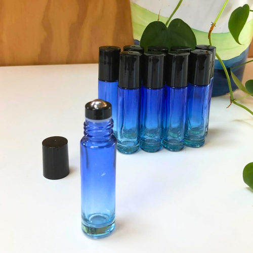 SPECIAL - 10ml Blue Ombre Roller Bottle - 50 Pack