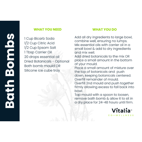 Recipe Card - Bath Bomb