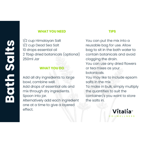 Recipe Card - Bath Salt