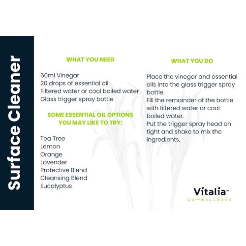 Recipe Card - Surface & Glass Cleaner