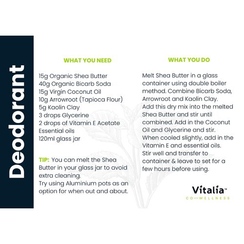 Recipe Card - Deodorant
