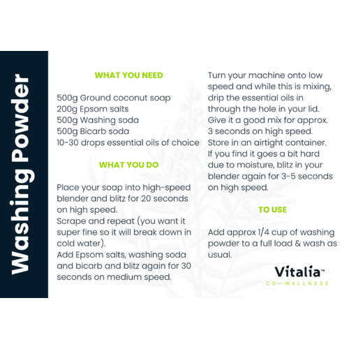 Recipe Card - Laundry