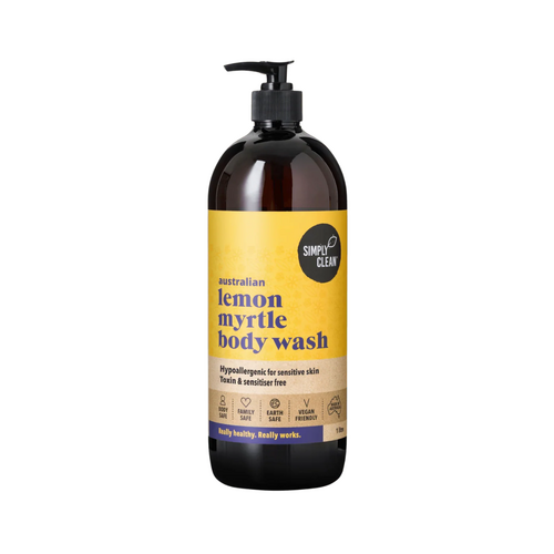 Simply Clean Lemon Myrtle Body Wash - 1 Litre