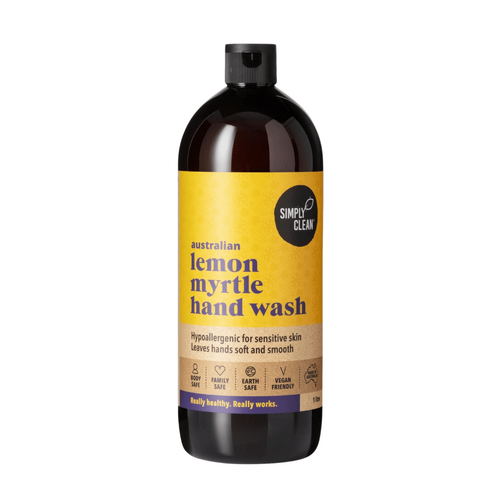 Simply Clean Hand Wash Lemon Myrtle - 1 Litre