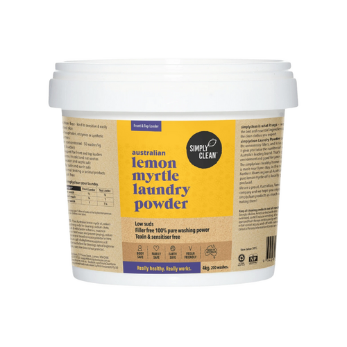 Simply Clean Laundry Powder Lemon Myrtle - 4kg 