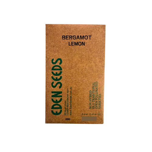 Eden Seeds - Bergamot Lemon (Not shipped to W.A.)