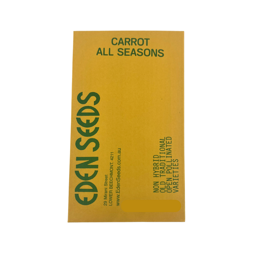Eden Seeds - Carrot All Seasons (Not shipped to W.A.)