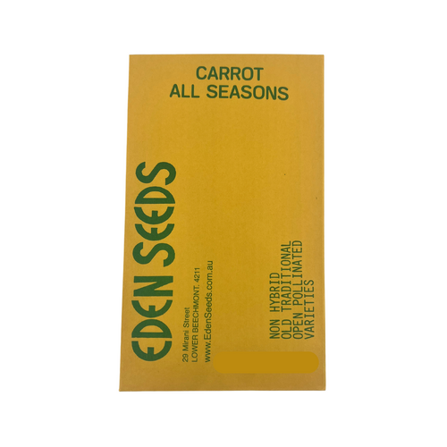 Eden Seeds - Carrot All Seasons (Not shipped to W.A.