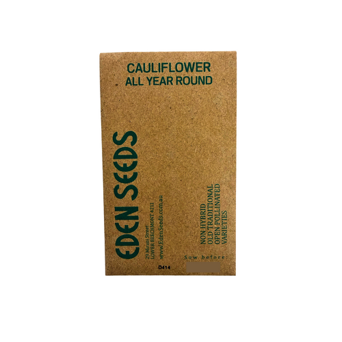 Eden Seeds - Cauliflower All Year Round (Not shipped to W.A.)