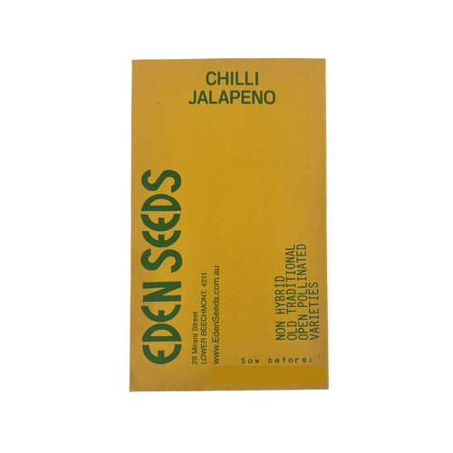 Eden Seeds - Chilli Jalepeno (Not shipped to W.A.)