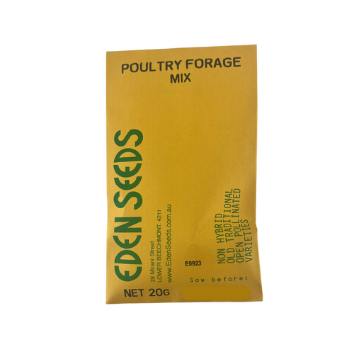 Eden Seeds - Poultry Forage Mix (Not shipped to W.A.)
