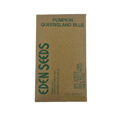 Eden Seeds - Pumpkin QLD Blue (Not shipped to W.A.)