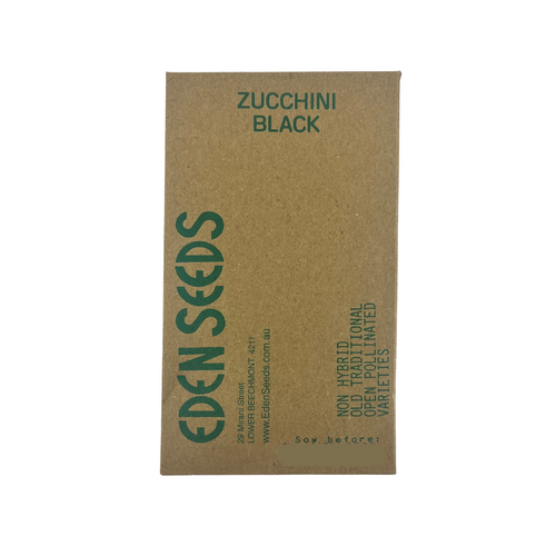 Eden Seeds - Zucchini Black (Not shipped to W.A.)