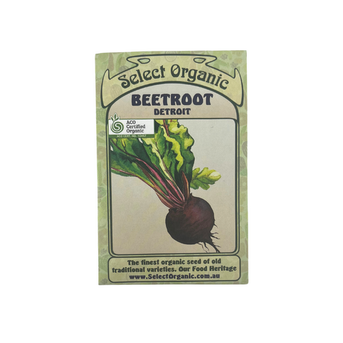 Select Organic Seeds - Beetroot Detroit (Not shipped to W.A.)