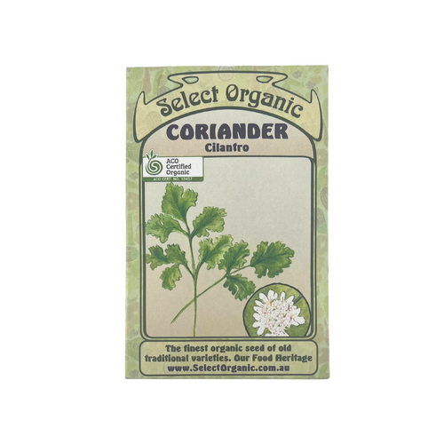 Select Organic Seeds - Coriander Cilantro (Not shipped to W.A.)