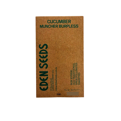 Select Organic Seeds - Cucumber Muncher Burpless (Not shipped to W.A.) 