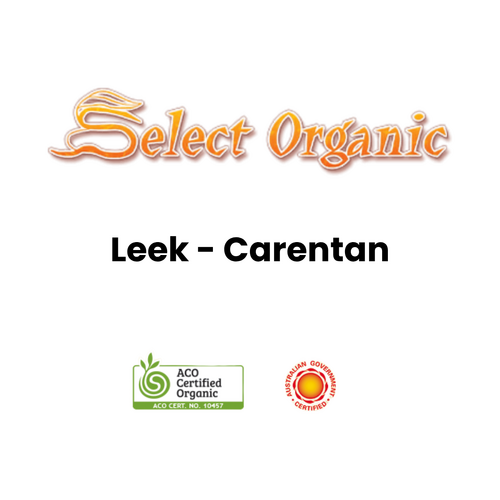Select Organic Seeds - Leek Carentan (Not shipped to W.A.)