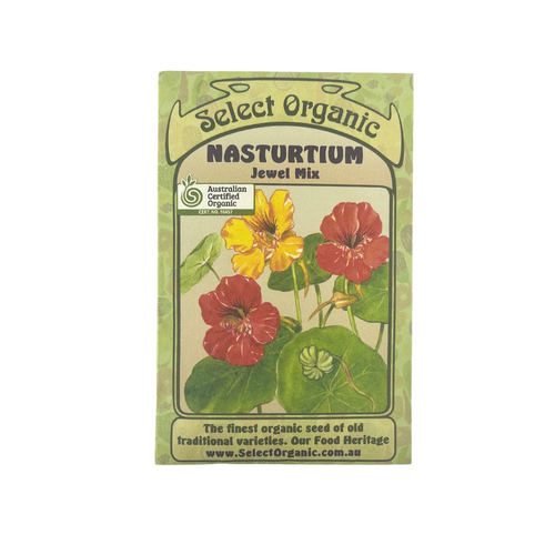 Select Organic Seeds - Nasturtium Jewel Mix (Not shipped to W.A.)