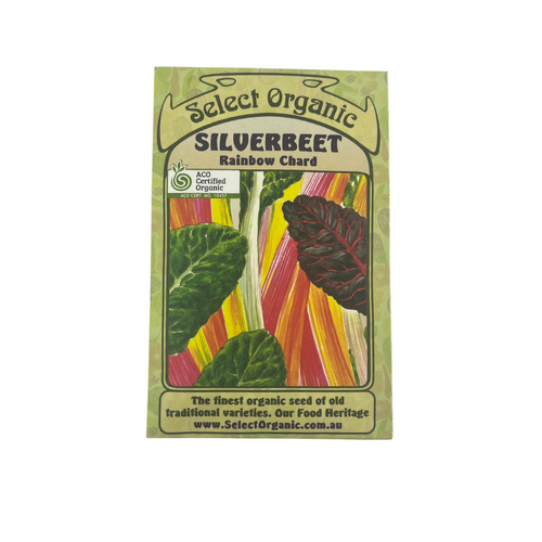 Select Organic Seeds - Silverbeet Rainbow Chard (Not shipped to W.A.)