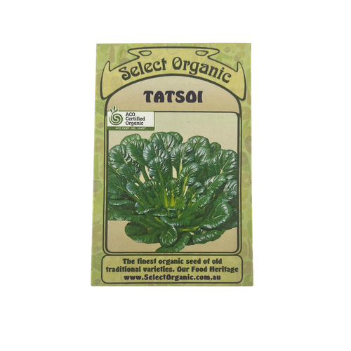 Select Organic Seeds - Tatsoi (Not shipped to W.A.)