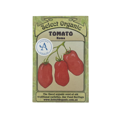 Select Organic Seeds - Tomato Roma (Not shipped to W.A.)