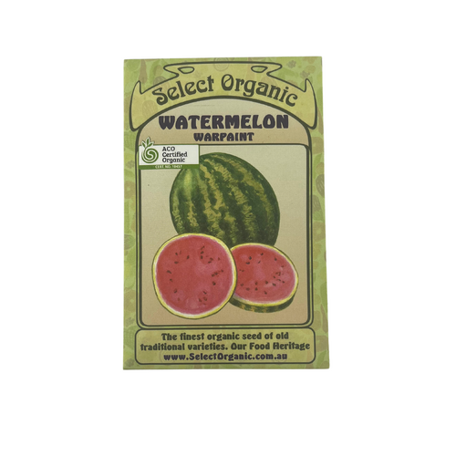 Select Organic Seeds - Watermelon Warpaint (Not shipped to W.A.)