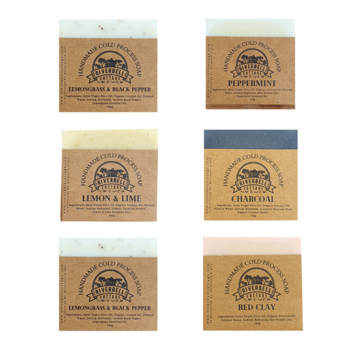 Cold Process Olive Oil Soap - 6 Pack