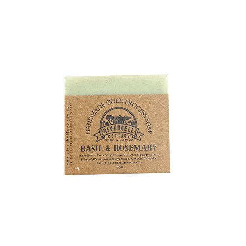 Cold Process Olive Oil Soap - Basil & Rosemary