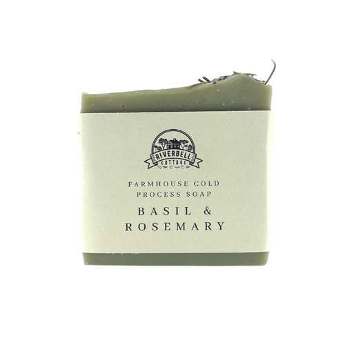 Cold Process Olive Oil Soap - Basil & Rosemary