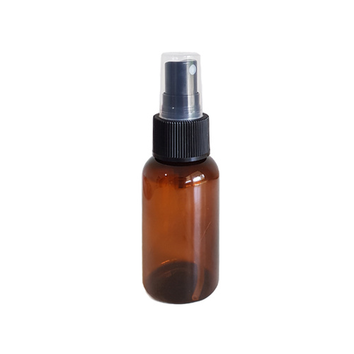 60ml Amber Plastic Spritzer Bottle