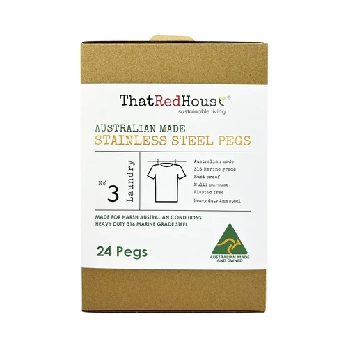 316 Marine Grade Stainless Steel Pegs - 24 pegs