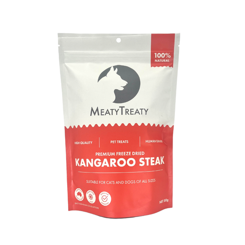Freeze Dried Kangaroo Steak - 80g